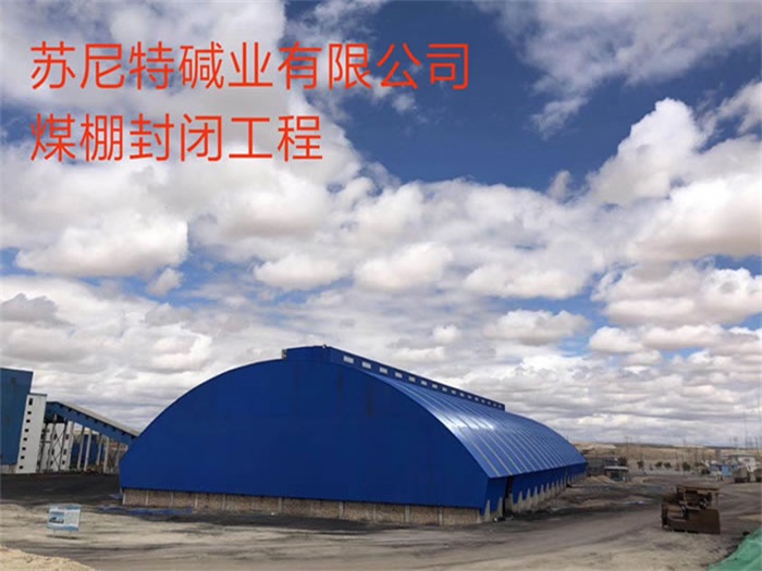 辽源碱业有限公司煤棚封闭工程